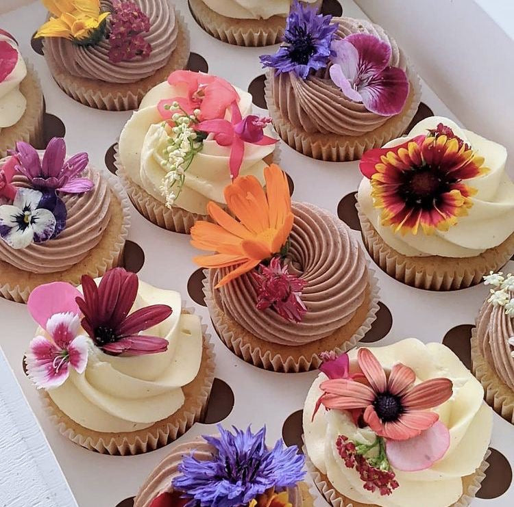 Floral cupcakes