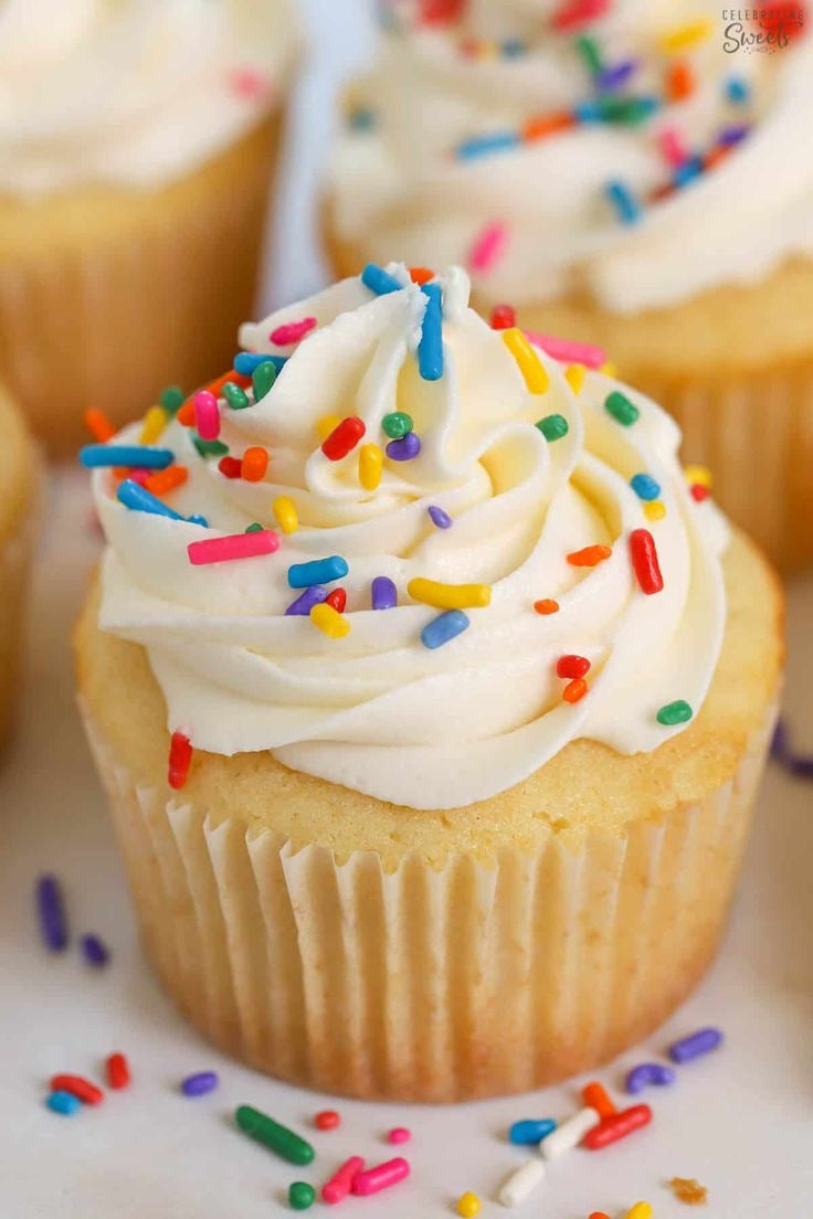 Funfetti Vanilla cupcakes