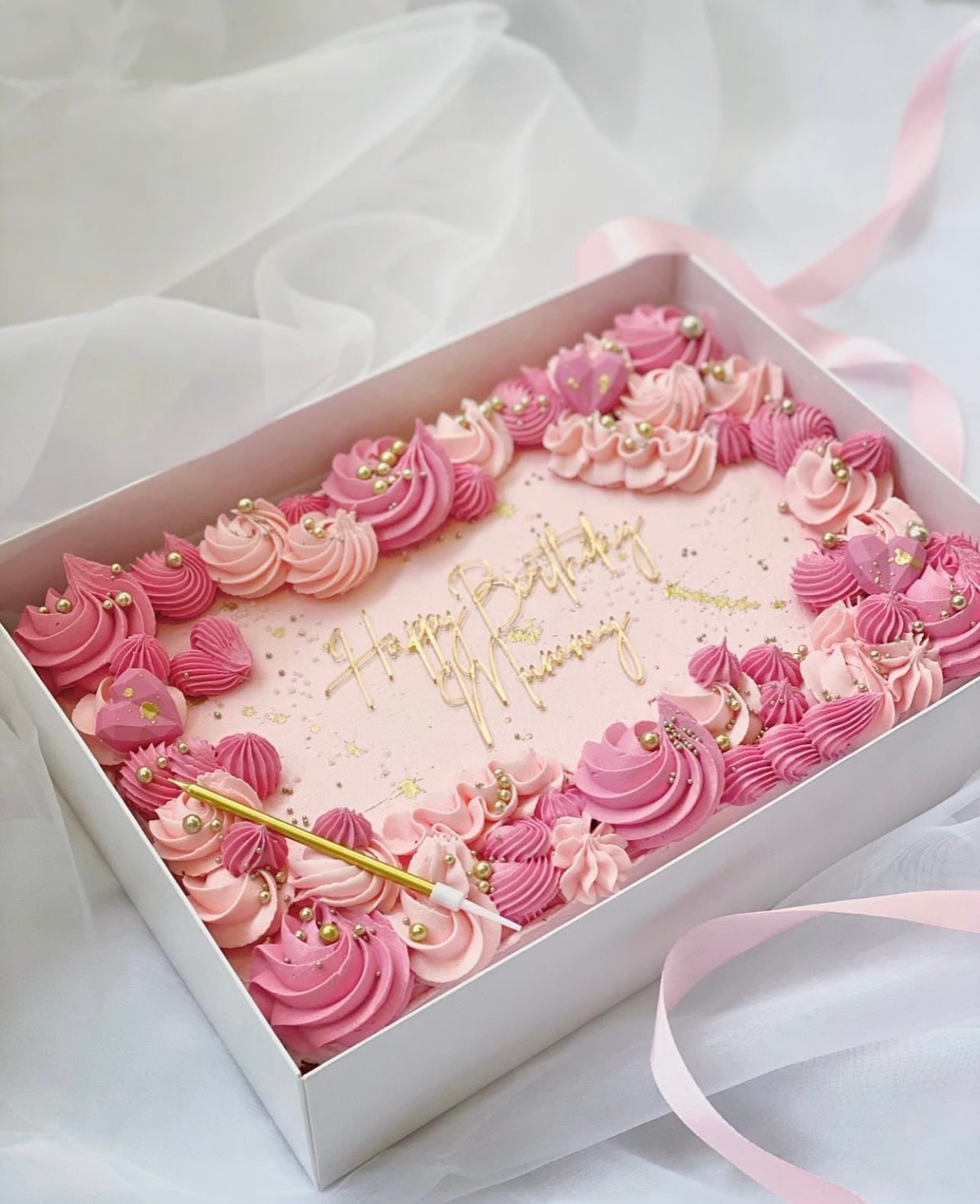 Birthday sheet cake