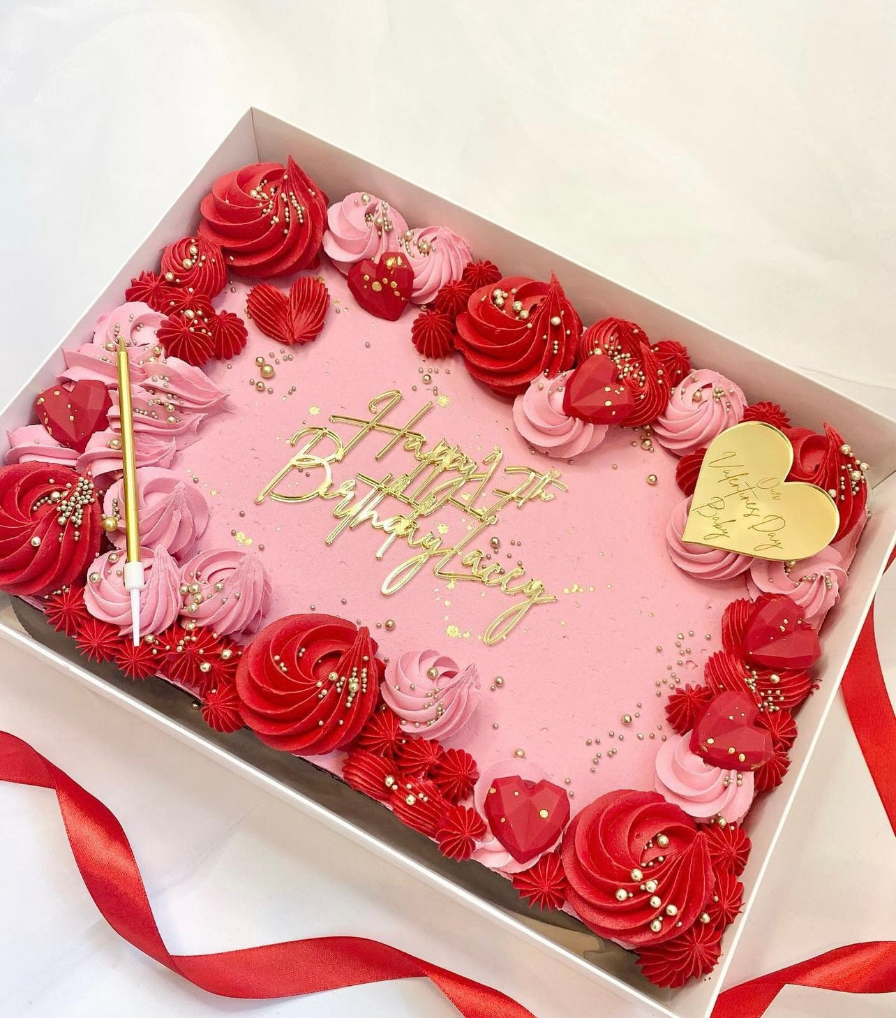 Birthday sheet cake